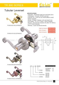 Ex-Loc Tubular Leverset