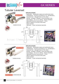 LocGuard Xtra Tubular Leverset