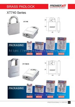 Premier XT Brass PadLock