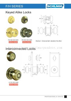 SCHLAGE Lockset