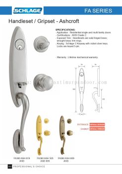 SCHLAGE Gripset