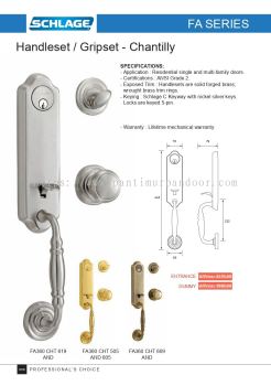 SCHLAGE Gripset