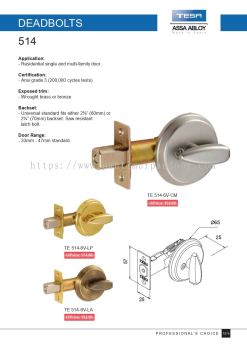 TESA Deadbolts