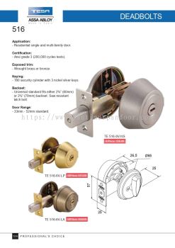 TESA Deadbolts