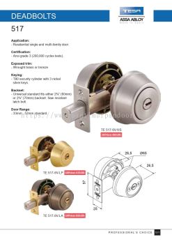 TESA Deadbolts