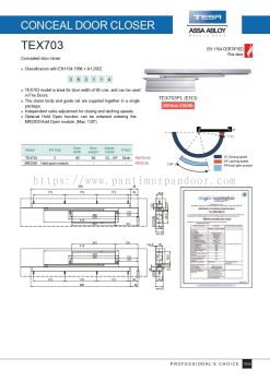 TESA Conceal Door Closer