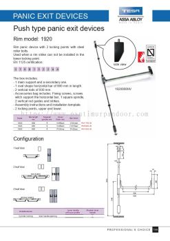 TESA Panic Exit Devices