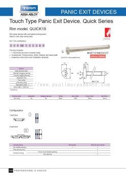 TESA Panic Exit Devices