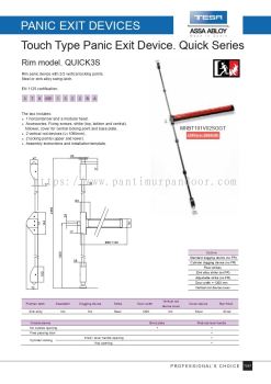 TESA Panic Exit Devices