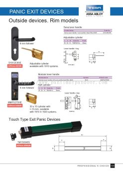 TESA Panic Exit Devices