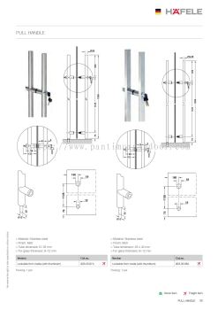 Hafele Pull Handle Stainless Steel