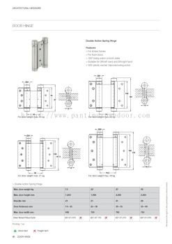 Hafele Door Hinge Stainless Steel  ( Double Action Spring Hinge )