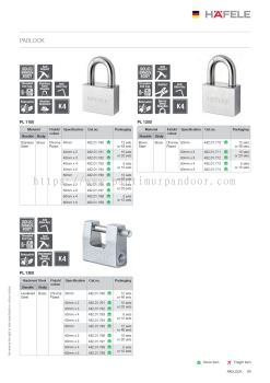 Hafele PadLock