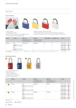 Hafele PadLock (Combination PadLock)