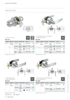 Hafele Tubular Lock