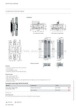 Hafele Concealed Door Hinges