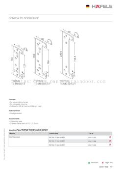 Hafele Concealed Door Hinges