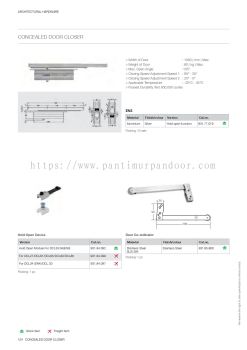 Hafele Concealed Door Closers