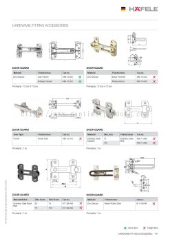 Hafele Fitting Accessories (Door Guard)