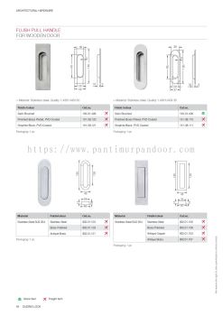 Hafele Flush Pull Handle (For Wooden Door Only)