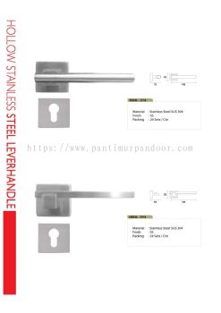 HOSO Hollow Stainless Steel Lever Handle