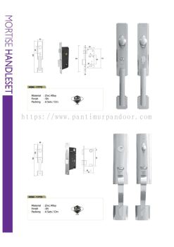 HOSO Mortise Handle Set 