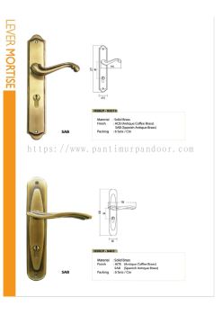 HOSO Lever Mortise Lockset