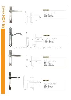 HOSO Lever Mortise Lockset