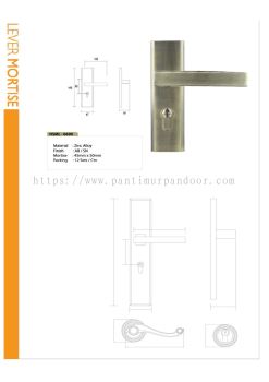 HOSO Lever Mortise Lockset