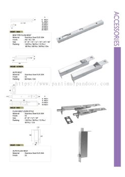 HOSO Door Accessories (Flush Bolt)