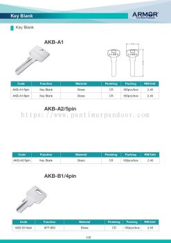 Armor Key Blank