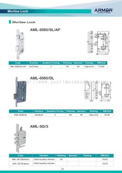 Armor Mortise Lock