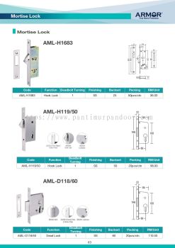 Armor Mortise Lock