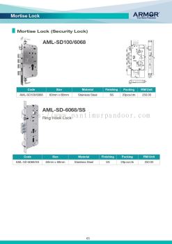 Armor Mortise Lock (Security Door)