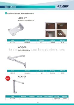 Armor Door Closer Accessories