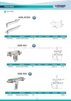 Armor Door Bolt