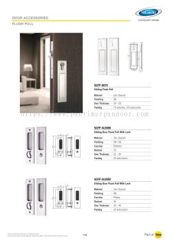 St Guchi Door Accessories (Flush Pull)