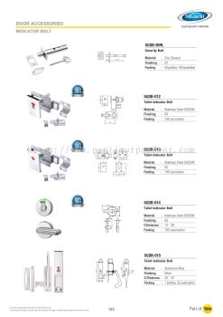 St Guchi Door Accessories (Indicator Bolt)