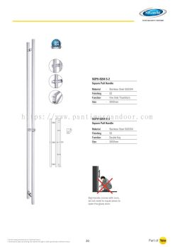 St Guchi Pull Handle Stainless Steel