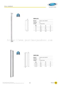 St Guchi Pull Handle Stainless Steel