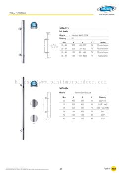 St Guchi Pull Handle Stainless Steel