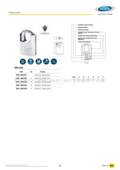 St Guchi Pad Lock