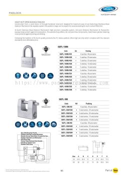 St Guchi Pad Lock