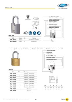 St Guchi Pad Lock