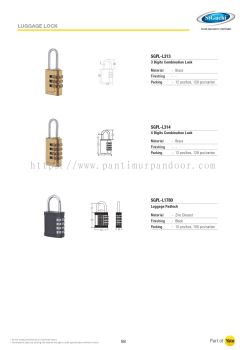 St Guchi Luggage Lock