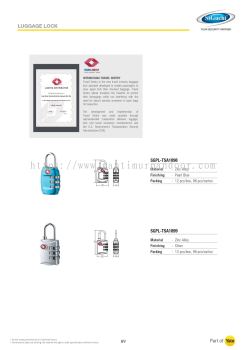 St Guchi Luggage Lock