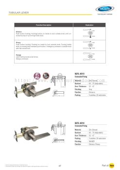 St Guchi Tubular Lever