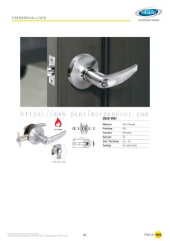 St Guchi Cylindrical Lockset (Fire Rated)