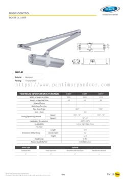 St Guchi Door Accessories (Door Closer)