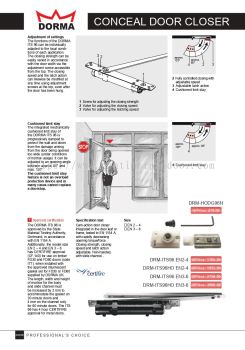 DORMA Conceal Door Closer